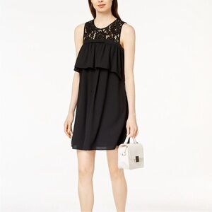 NWT Maison Jules Black Bow Sleeveless Dress Size XL